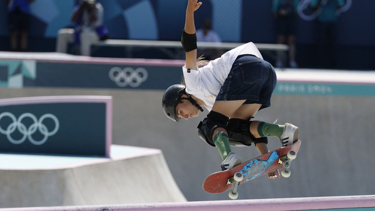 Naia Laso durante las finales de los Juegos Olímpicos de Paris 2024
